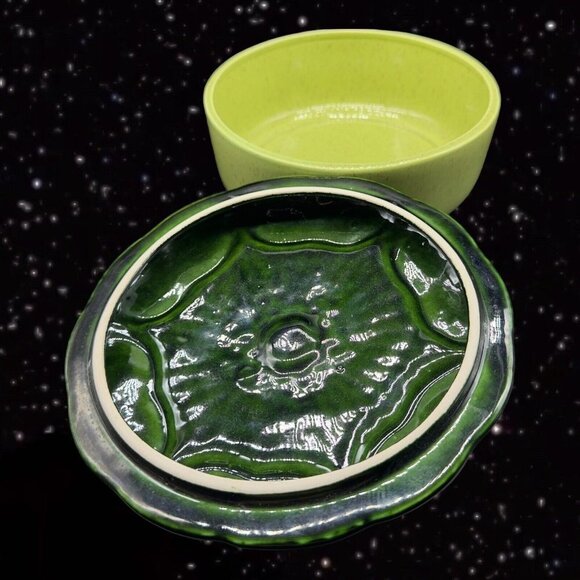 Vintage Valley Vista California Covered Dish Bowl Serving Dish W Lid Pottery 5”T - Picture 11 of 14